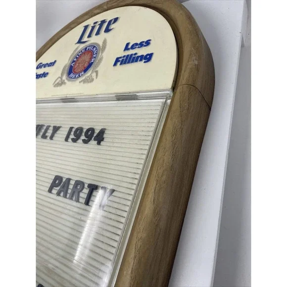 Miller Lite 1984 marquee sign unique wedding dislplay vintage letters removable